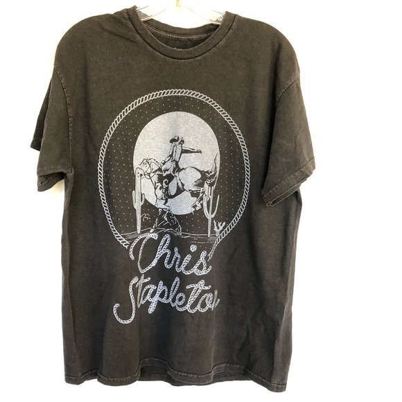 Chris Stapleton Garment Dyed Boyfriend T shirt - Picture 1 of 6